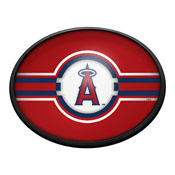 Los Angeles Angels: Oval Slimline Lighted Wall Sign, FNB-MBLAAN-140-01A
