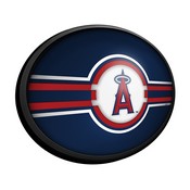 Los Angeles Angels: Oval Slimline Lighted Wall Sign, FNB-MBLAAN-140-01A