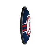 Los Angeles Angels: Oval Slimline Lighted Wall Sign, FNB-MBLAAN-140-01A