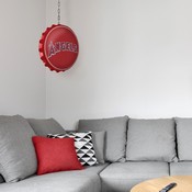 Los Angeles Angels: Wordmark - Bottle Cap Dangler, MBLAAN-220-02