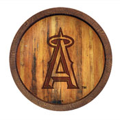 Los Angeles Angels: Branded "Faux" Barrel Top Sign, FNB-MBLAAN-240-02