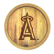 Los Angeles Angels: Branded "Faux" Barrel Top Sign, FNB-MBLAAN-240-02