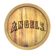 Los Angeles Angels: Wordmark - Branded "Faux" Barrel Top Sign, FNB-MBLAAN-240-05