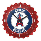 Los Angeles Angels: Bottle Cap Wall Clock, MBLAAN-540-01