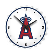 Los Angeles Angels: Bottle Cap Lighted Wall Clock, MBLAAN-545-01