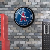 Los Angeles Angels: Wordmark - Retro Lighted Wall Clock, MBLAAN-550-02