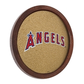 Los Angeles Angels: "Faux" Barrel Framed Cork Board, AGS-MBLAAN-632-02A