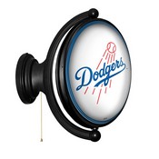 Los Angeles Dodgers: Original Oval Rotating Lighted Wall Sign, FNB-MBLADO-125-01A