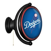 Los Angeles Dodgers: Original Oval Rotating Lighted Wall Sign, FNB-MBLADO-125-01A
