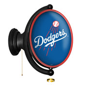 Los Angeles Dodgers: Original Oval Rotating Lighted Wall Sign, FNB-MBLADO-125-01A