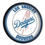 Los Angeles Dodgers: Round Slimline Lighted Wall Sign, MBLADO-130-01