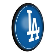 Los Angeles Dodgers: Logo - Round Slimline Lighted Wall Sign, MBLADO-130-02