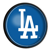 Los Angeles Dodgers: Logo - Round Slimline Lighted Wall Sign, MBLADO-130-02