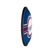 Los Angeles Dodgers: Oval Slimline Lighted Wall Sign, FNB-MBLADO-140-01A