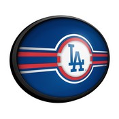 Los Angeles Dodgers: Logo - Oval Slimline Lighted Wall Sign, FNB-MBLADO-140-02A