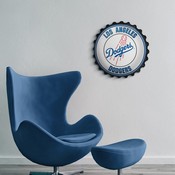 Los Angeles Dodgers: Bottle Cap Wall Sign, MBLADO-210-01