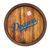 Los Angeles Dodgers: "Faux" Barrel Top Sign, FNB-MBLADO-240-01