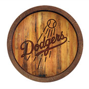 Los Angeles Dodgers: Branded "Faux" Barrel Top Sign, FNB-MBLADO-240-02