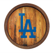 Los Angeles Dodgers: Logo - "Faux" Barrel Top Sign, FNB-MBLADO-240-04