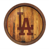 Los Angeles Dodgers: Logo - Branded "Faux" Barrel Top Sign, FNB-MBLADO-240-05