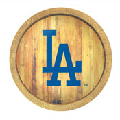 Los Angeles Dodgers: Logo - "Faux" Barrel Top Sign, FNB-MBLADO-240-04