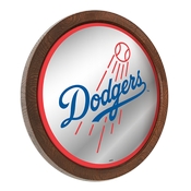 Los Angeles Dodgers: "Faux" Barrel Top Mirrored Wall Sign, AGS-MBLADO-245-01A