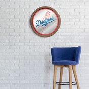 Los Angeles Dodgers: "Faux" Barrel Top Mirrored Wall Sign, AGS-MBLADO-245-01A