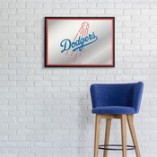 Los Angeles Dodgers: Framed Mirrored Wall Sign, AGS-MBLADO-265-01A