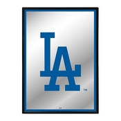 Los Angeles Dodgers: Vertical Framed Mirrored Wall Sign, AGS-MBLADO-275-01A