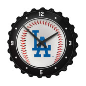 Los Angeles Dodgers: Baseball - Bottle Cap Wall Clock, MBLADO-540-31