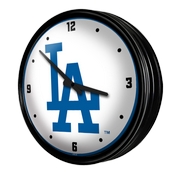 Los Angeles Dodgers: Retro Lighted Wall Clock, MBLADO-550-01
