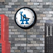 Los Angeles Dodgers: Retro Lighted Wall Clock, MBLADO-550-01