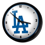 Los Angeles Dodgers: Retro Lighted Wall Clock, MBLADO-550-01