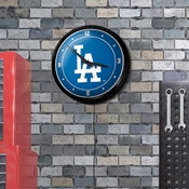 Los Angeles Dodgers: Logo - Retro Lighted Wall Clock, MBLADO-550-02