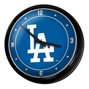 Los Angeles Dodgers: Logo - Retro Lighted Wall Clock, MBLADO-550-02