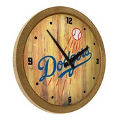 Los Angeles Dodgers: "Faux" Barrel Top Clock, FNB-MBLADO-560-01