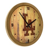 Los Angeles Dodgers: Logo - Branded "Faux" Barrel Top Clock, FNB-MBLADO-560-05