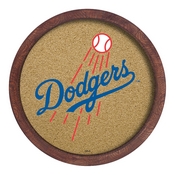 Los Angeles Dodgers: "Faux" Barrel Framed Cork Board, AGS-MBLADO-632-02A