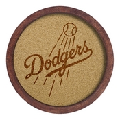 Los Angeles Dodgers: "Faux" Barrel Framed Cork Board, AGS-MBLADO-632-02A