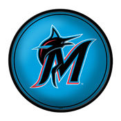 Miami Marlins: Logo - Modern Disc Wall Sign, MBMIAM-230-02