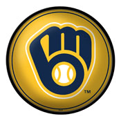 Milwaukee Brewers: Logo - Modern Disc Wall Sign, MBMILW-230-02