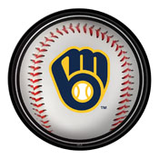 Milwaukee Brewers: Baseball - Modern Disc Wall Sign, MBMILW-230-31