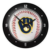 Milwaukee Brewers: Baseball - Modern Disc Wall Clock, MBMILW-510-31