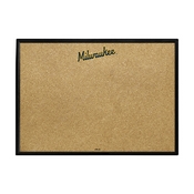 Milwaukee Brewers: Wordmark - Framed Corkboard, AGS-MBMILW-643-02A