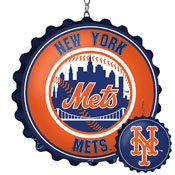 New York Mets: Double-Sided Bottle Cap Dangler, MBNYMT-220-03