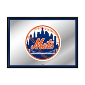 New York Mets: Framed Mirrored Wall Sign, AGS-MBNYMT-265-01A