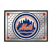 New York Mets: Team Spirit - Framed Mirrored Wall Sign, AGS-MBNYMT-265-02A