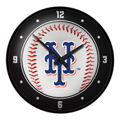 New York Mets: Baseball - Modern Disc Wall Clock, MBNYMT-510-31