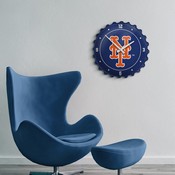 New York Mets: Logo - Bottle Cap Wall Clock, MBNYMT-540-02