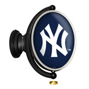 New York Yankees: Original Oval Rotating Lighted Wall Sign, FNB-MBNYYS-125-02A